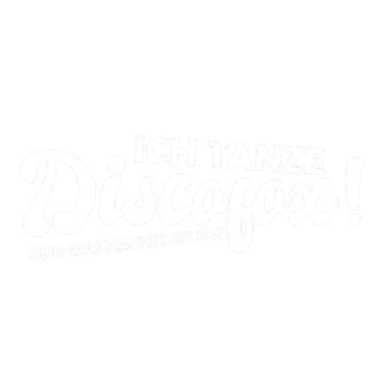 Ich tanze Discofox Tanzschule Geschenk Idee
