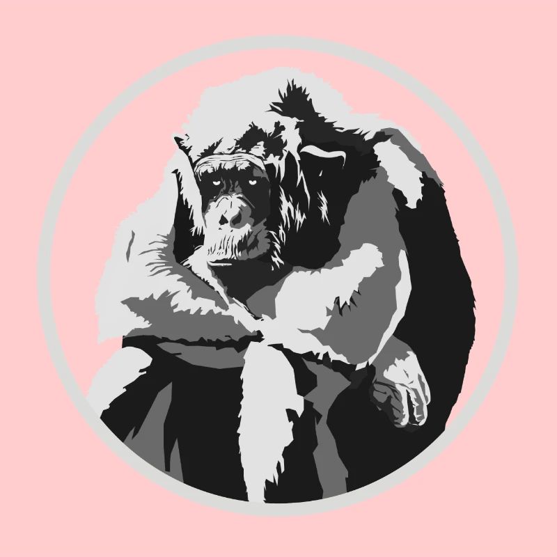 Singe ennuyé