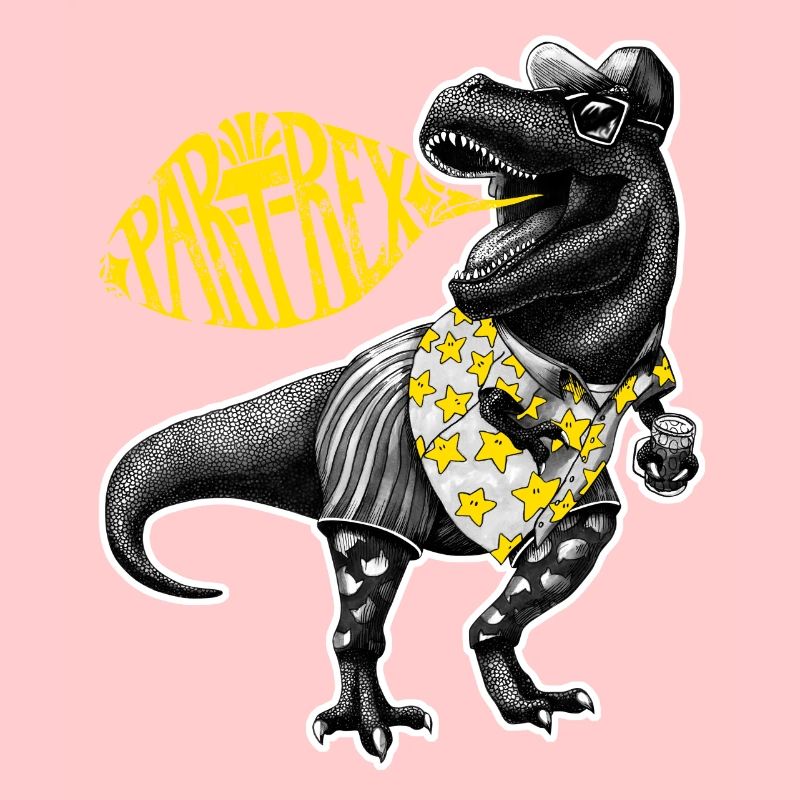 Par T Rex gelb