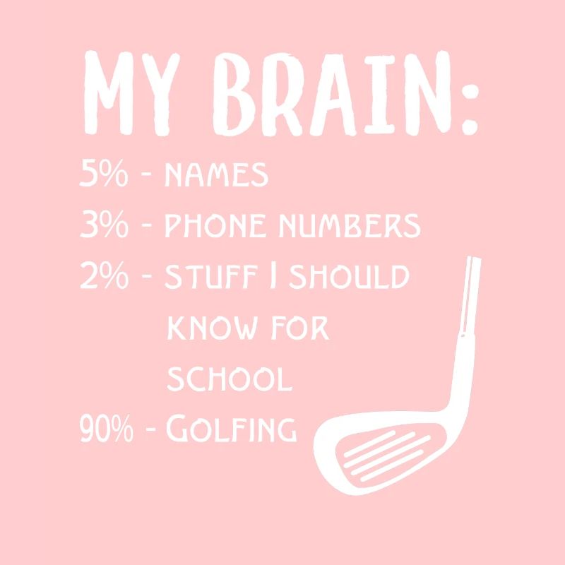 mon cerveau joue au golf