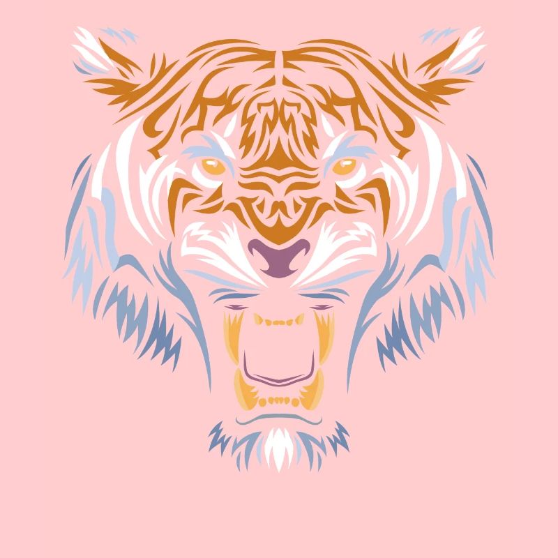 Tatouage de front de tigre