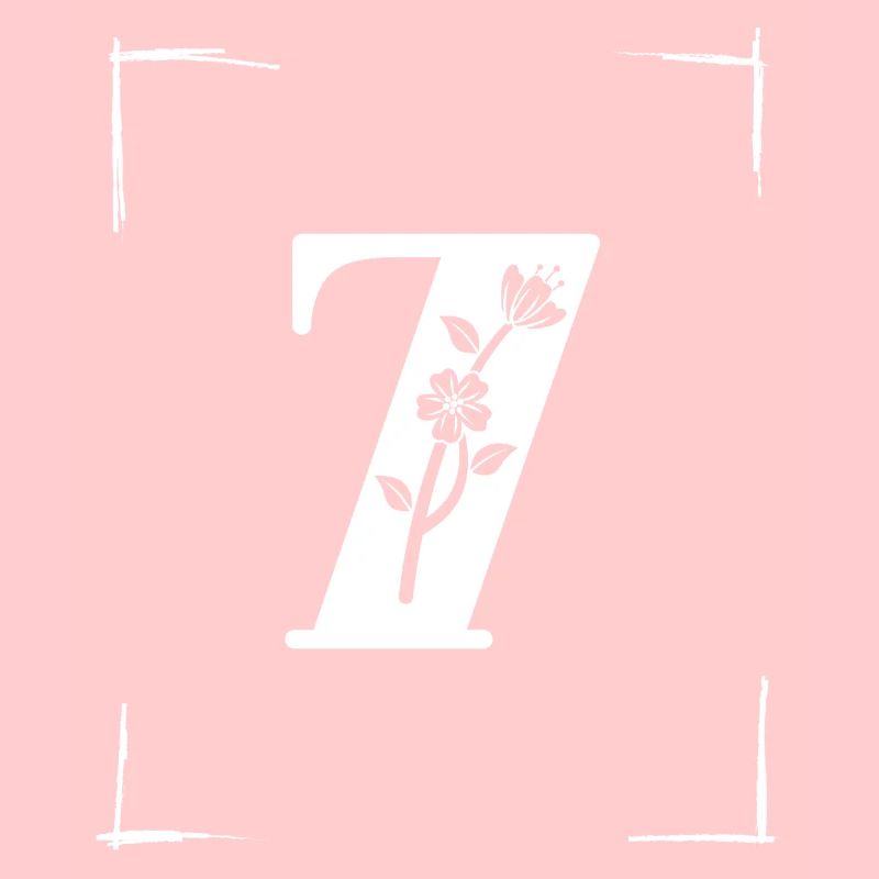 number 7 initial