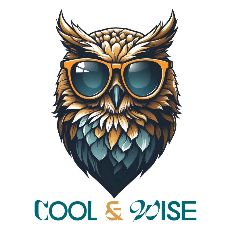 Coole und weise Eule Coole süße Eule