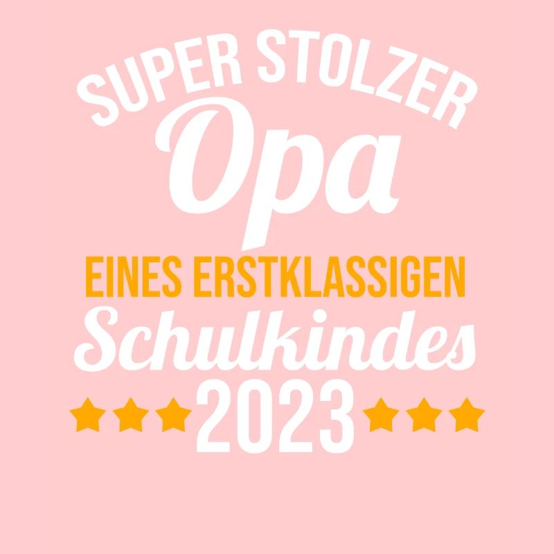 Stolzer Opa eines Schulkind 2023 Einschulung
