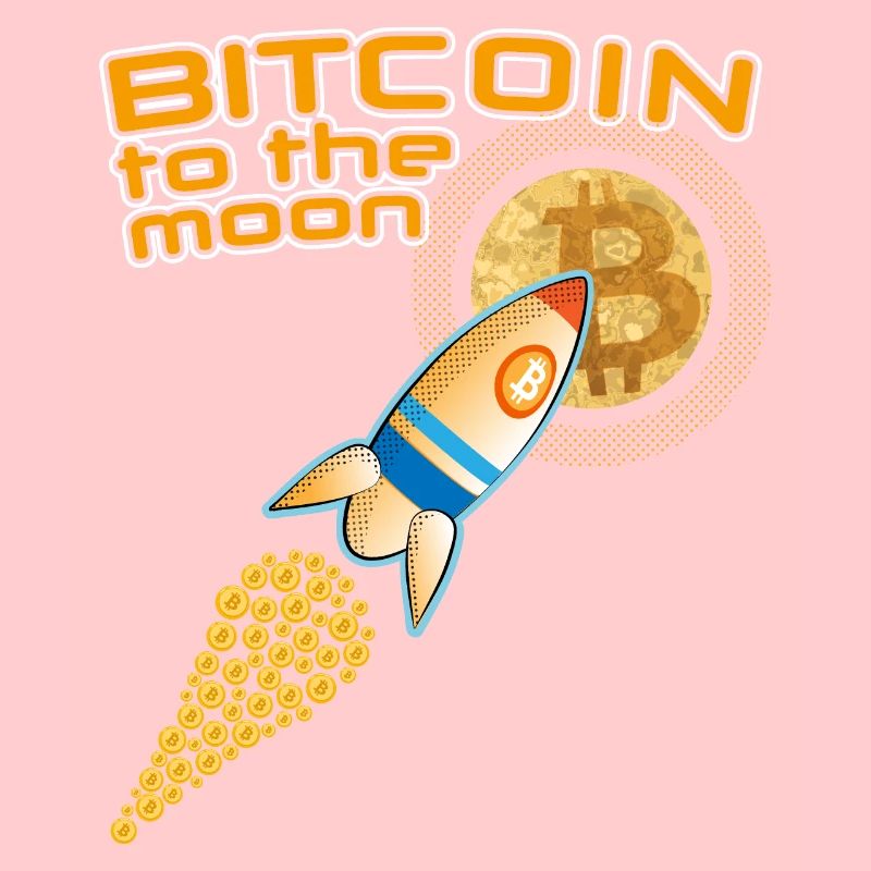 fusee blue bitcoin moon