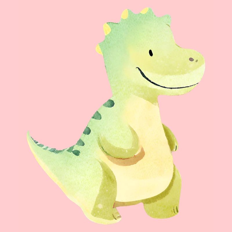 Süßes DinoDesign grün Kinder