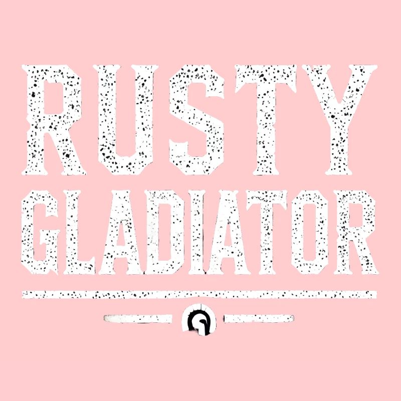 Rusty Gladiator Logo White