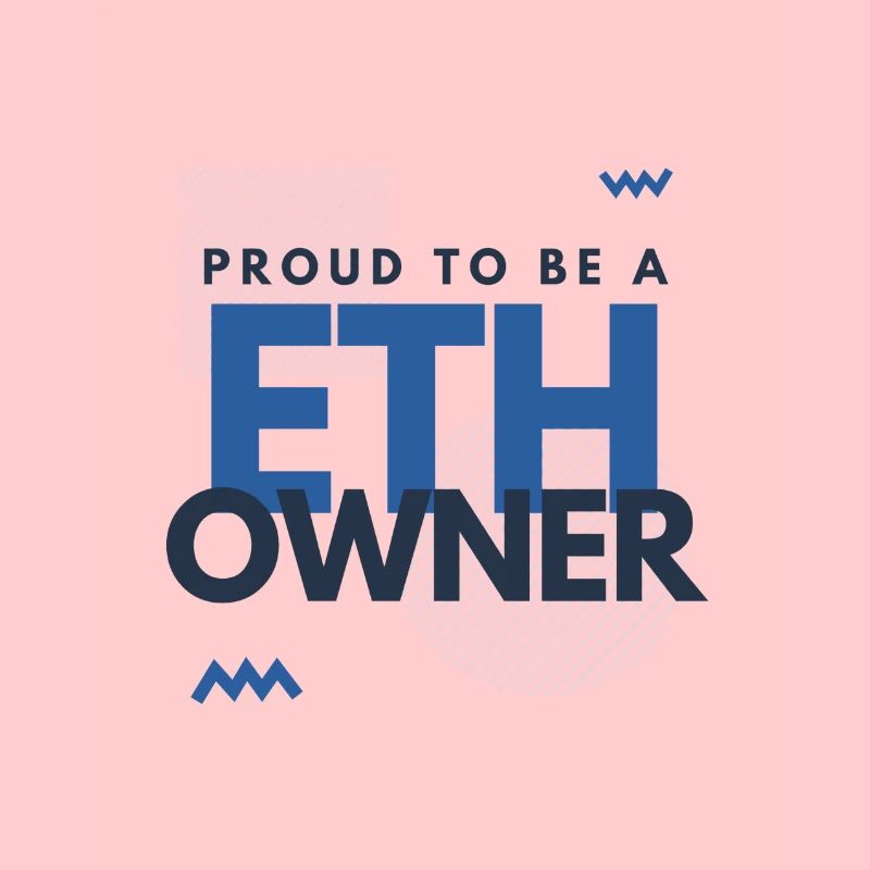 Fier d'être propriétaire d'ETH