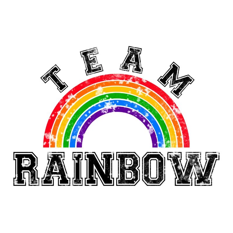 Équipe Rainbow LGBT Gay Pride Rainbow CSD