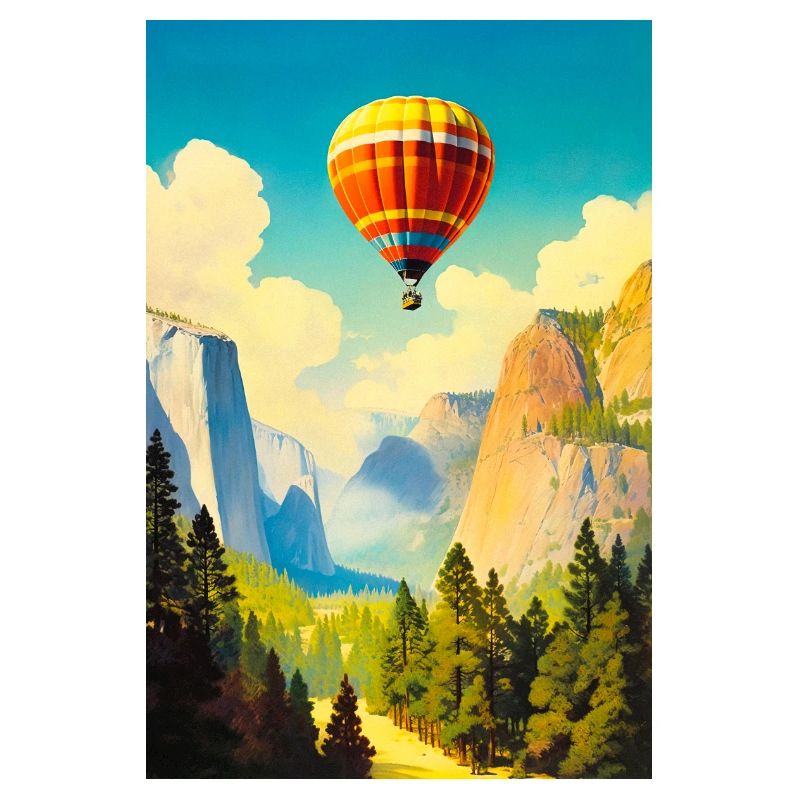 Plakat podróżny Yosemite