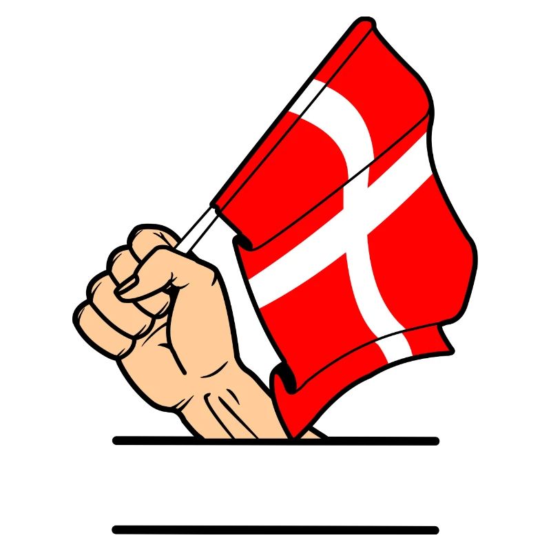 Drapeau Danemark premier espace de texte