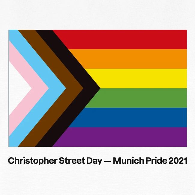 CSD München 2021 - Progress Pride Flag