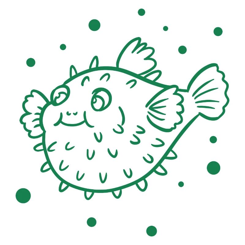 Thick puffer fish