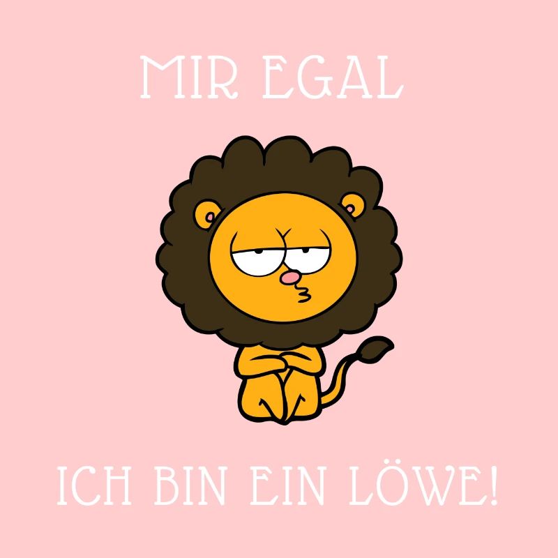 Ich bin ein Löwe! Löwe Süß Idee Geschenk