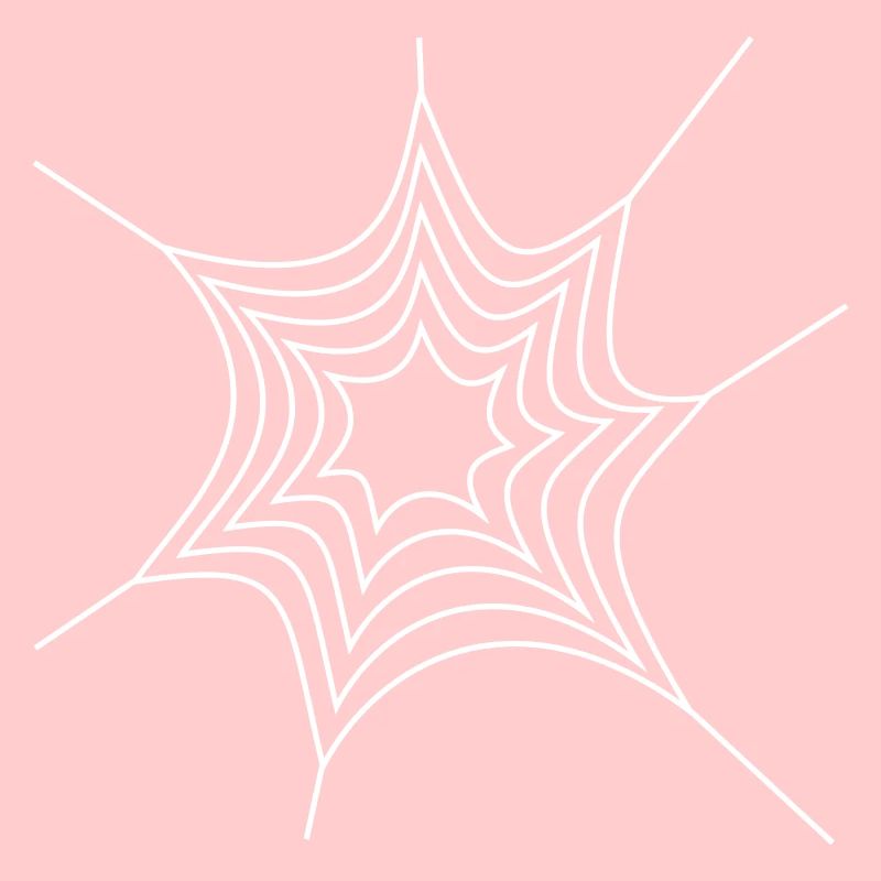 Spider web white