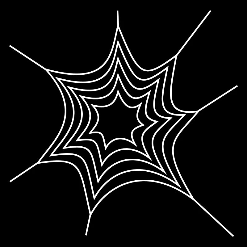 Spider web white