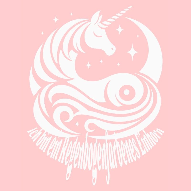 Regenbogenfarbenes Einhorn