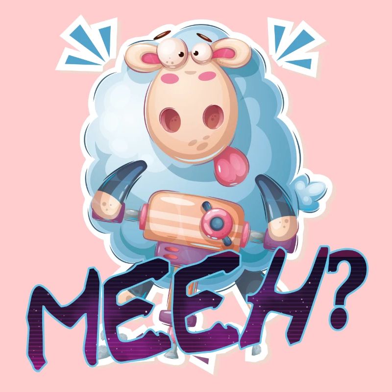 crazy sheep on Spring device