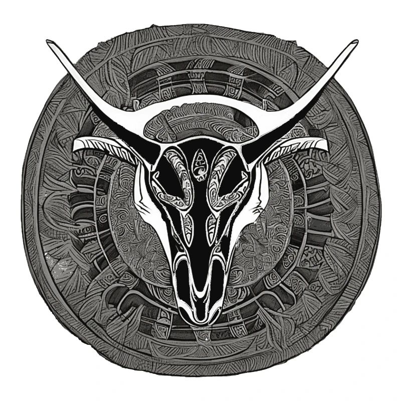 Stier Schädel