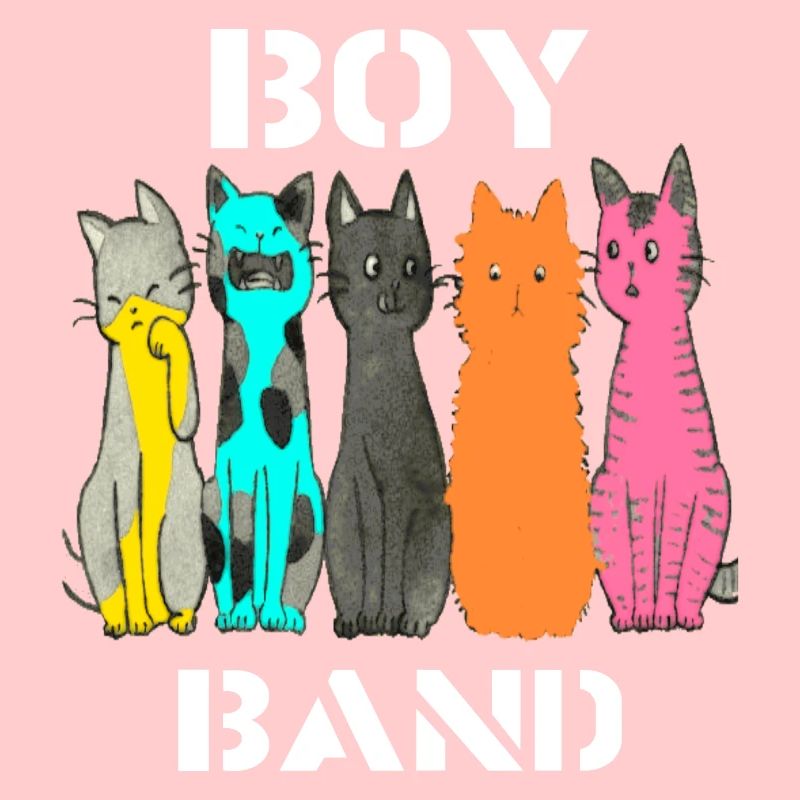 Katzen Cartoon Comic Design