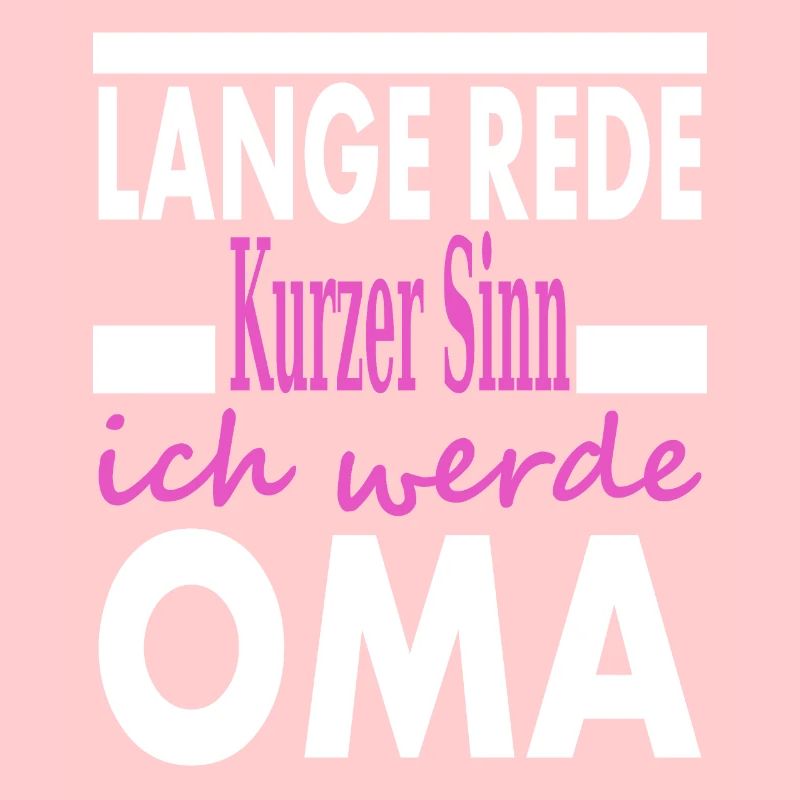 Ich werde Oma beste Oma Spruch coole Oma Geschenk