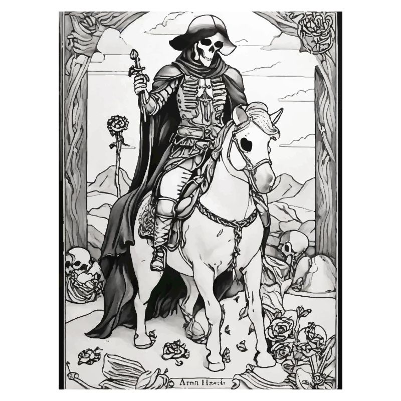 Der Tod auf einem Pferd