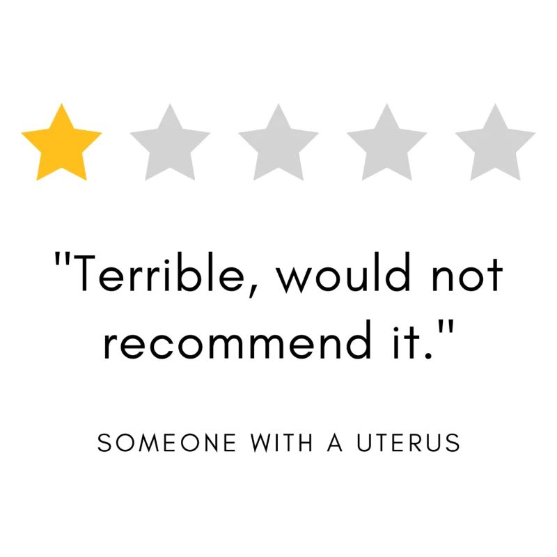 Bewertung von jemandem mit einer Gebärmutter