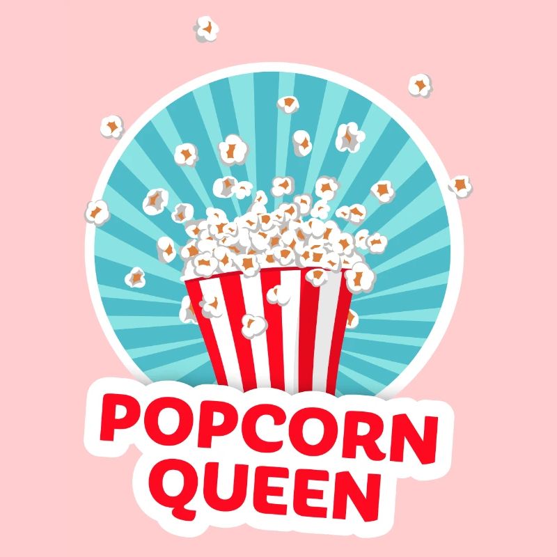 Popcorn Queen Rétro Carnaval Carnaval Enterrement de vie de garçon