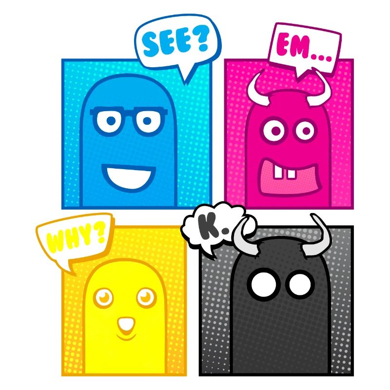 Petits monstres (Pop Art) 02