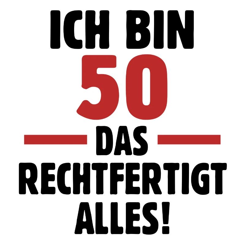 Ich bin 50
