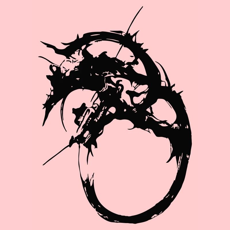 Abstraction du dragon d’Ouroboros