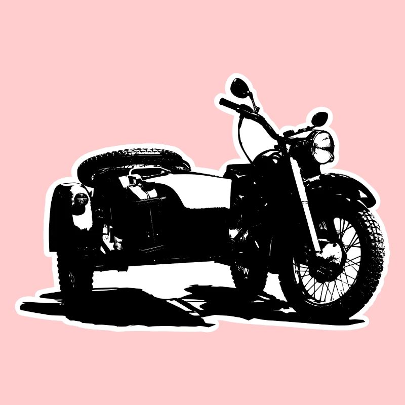Motorcycle team R75 sidecar Wehrmachtsgespann