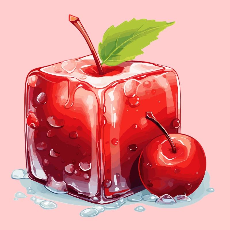 Le Cube - Pomme dans un glaçon