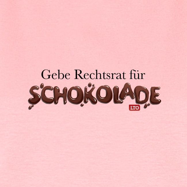 Gebe Rechtsrat für Schokolade