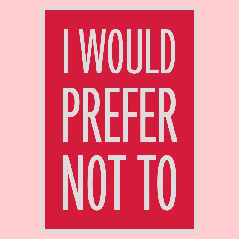 I prefer not to