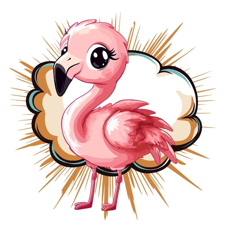 Flamingo Wasservogel