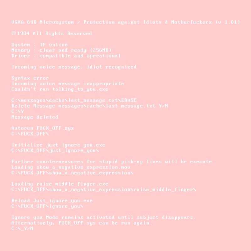 System DOS for nerds