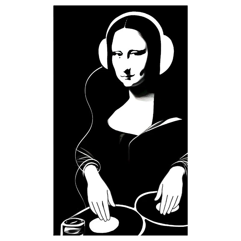 DJ Mona Lisa - Iconic Remix Art