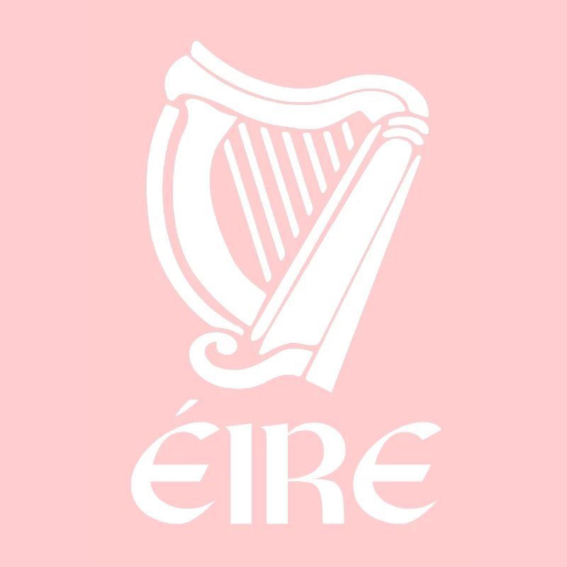 St Patricks Day Gaelic Irlande Nom Eire Et Harpe