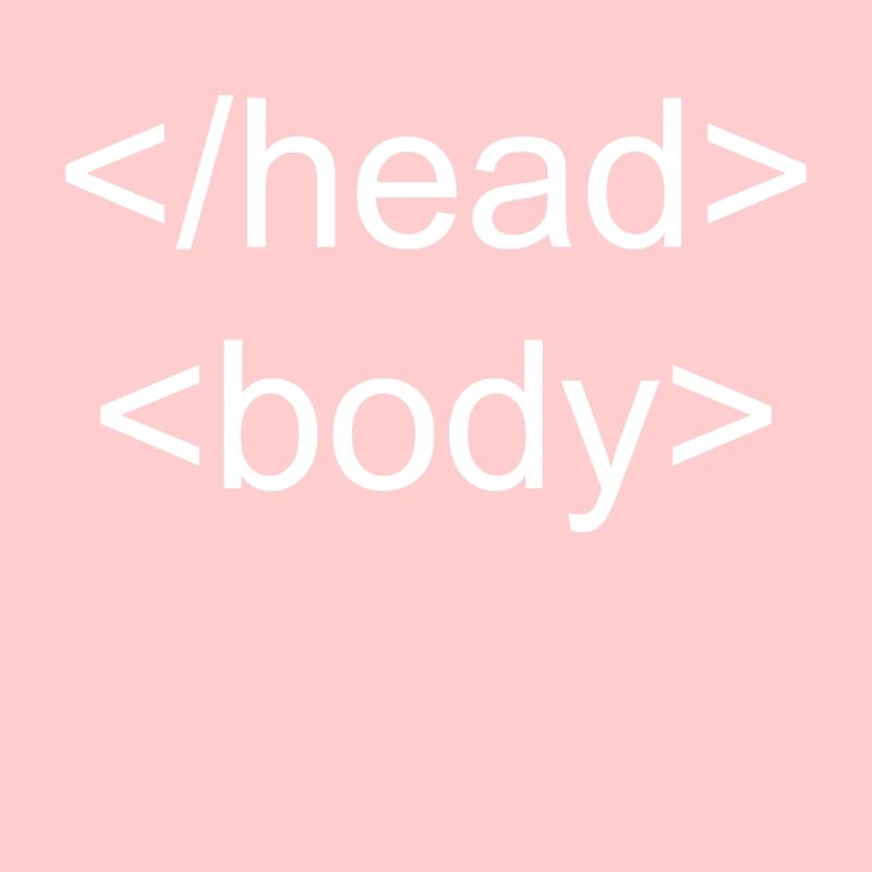 Programming Nerd Head Body HTML