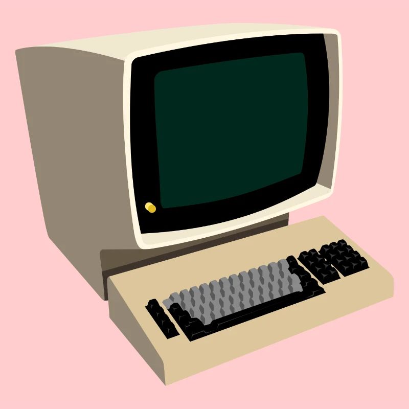 1970's Retro Terminal Computer