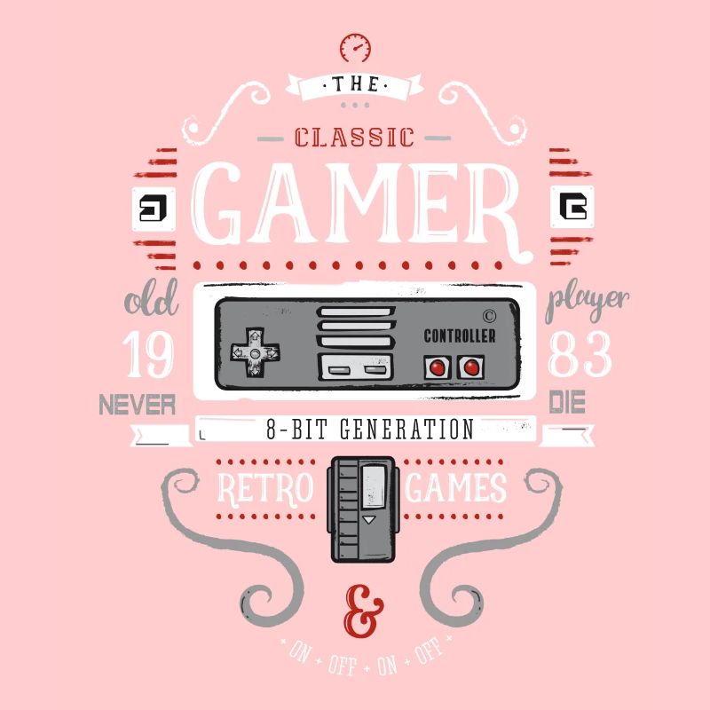 Game Nerd 80s Retro 8bit Game Console pc old fun