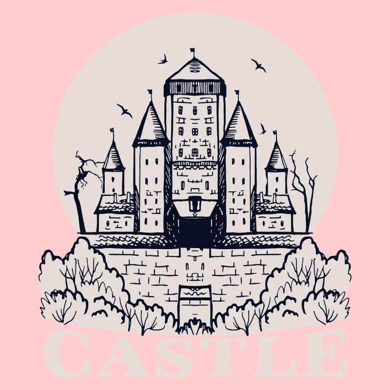 Castle Castle Bergfried Design Middle Ages