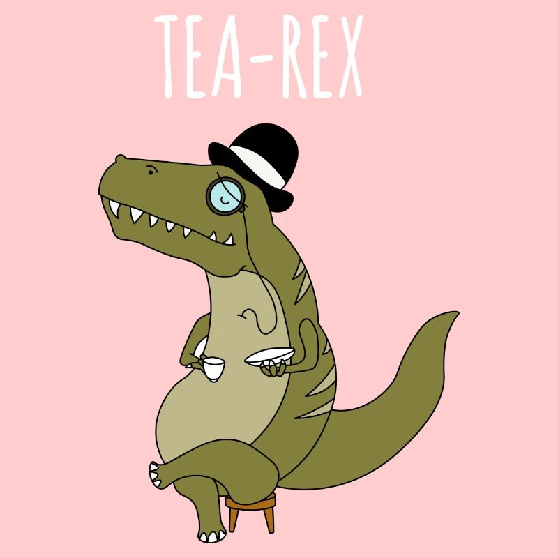 T-Rex Dinosaur | Tea Rex with teacup
