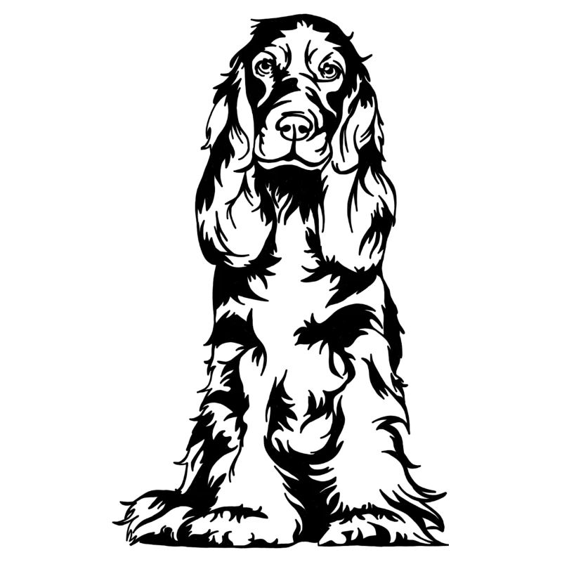 COCKER SPANIEL SCHWARZ