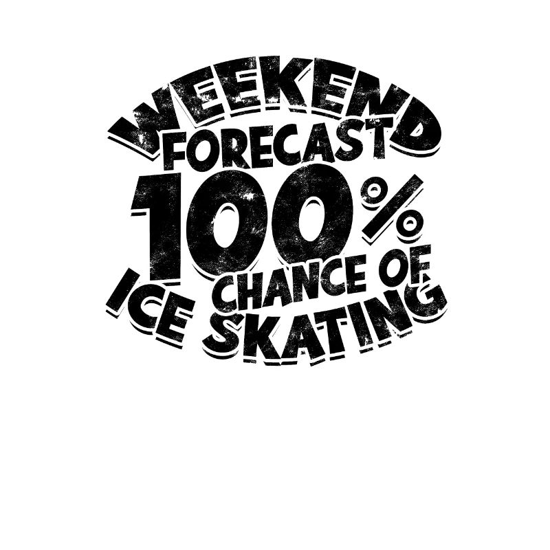 Wochenendprognose 100% Chance auf Eislaufen - Eis