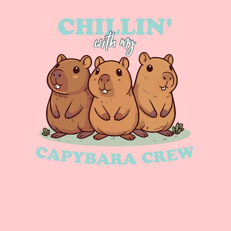 Avec mes amis Capybara