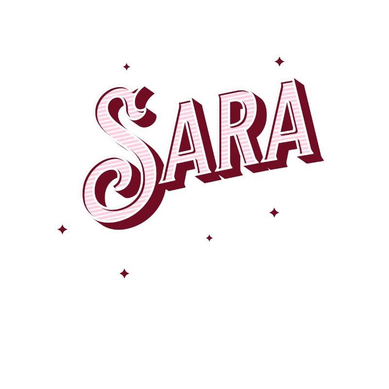 Sara name personalized