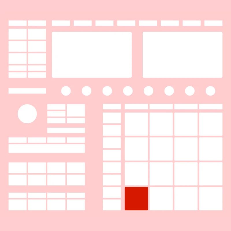 DRUM MACHINE SAMPLER COMPUTER PADS