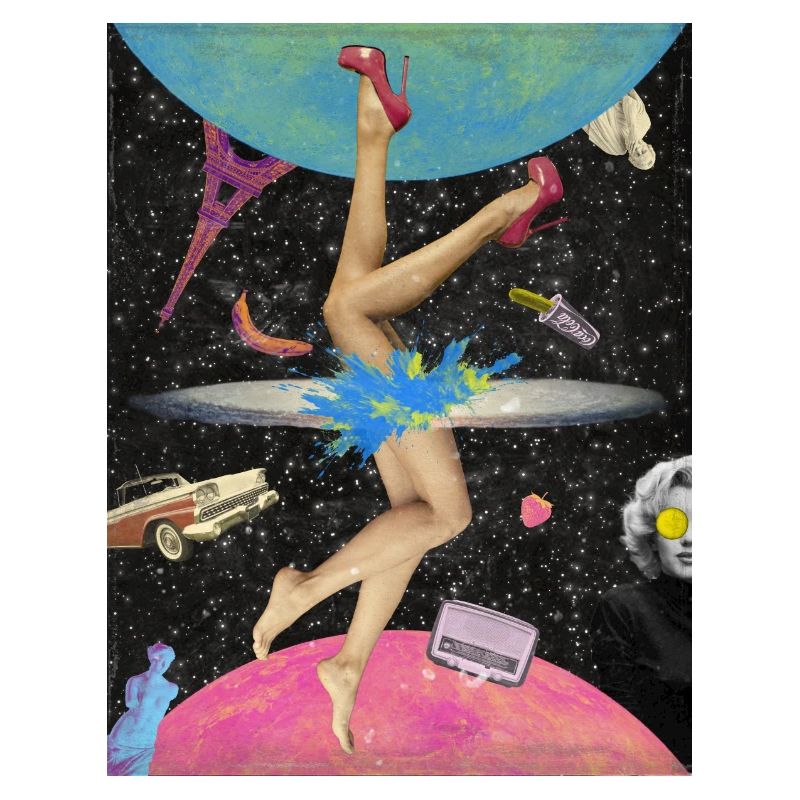 Venus und Mars Retro Poster